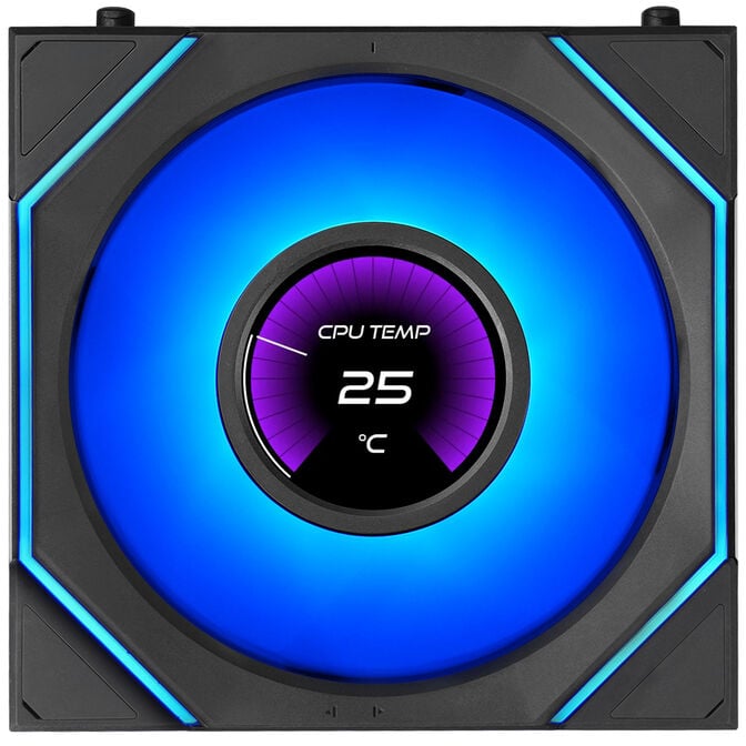 Ventoinha Lian Li UNI FAN SL120 LCD Infinity FLEX Wireless Preto 120mm image number 2
