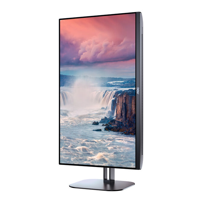 Monitor AOC 23.8" 24V5C/BK IPS FHD 75Hz 1ms USB-C 3.2 ( DP alt + PD65W) Low Blue Light c/Ajuste Altura image number 6