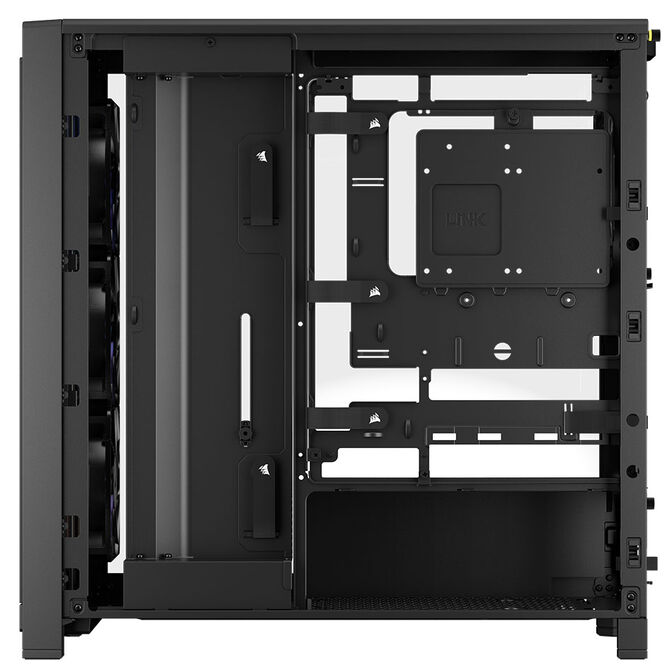 Caixa E-ATX Corsair 4000X RS ARGB Preta Vidro Temperado image number 4