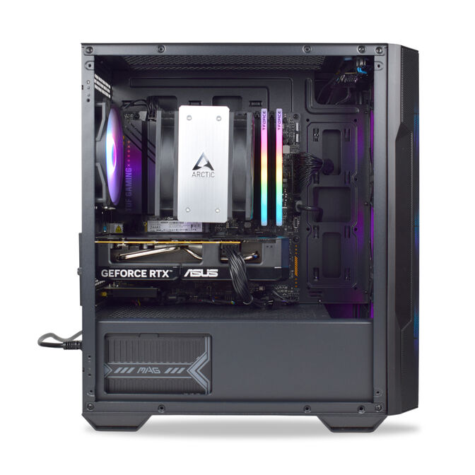 Computador AURA Gamer-PC Ryzen 5 8400F 16GB DDR5 1TB RTX 5060 WiFi W11 image number 1