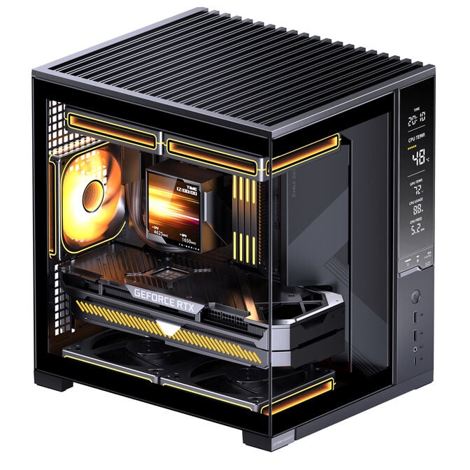 Caixa Micro-ATX Jonsbo D34 Vidro Temperado Preto image number 5