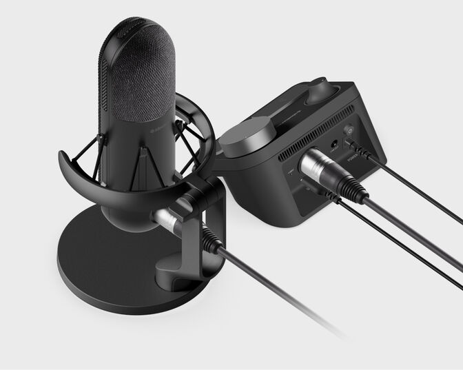 Microfone SteelSeries Alias Pro XLR Preto image number 1