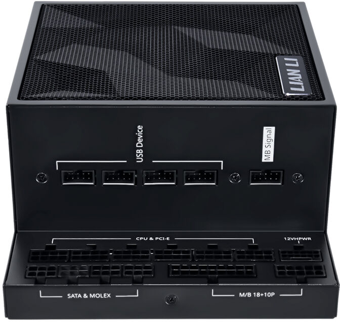 Fonte Modular Lian Li Edge 1000W 80+ Platinum Preto image number 3