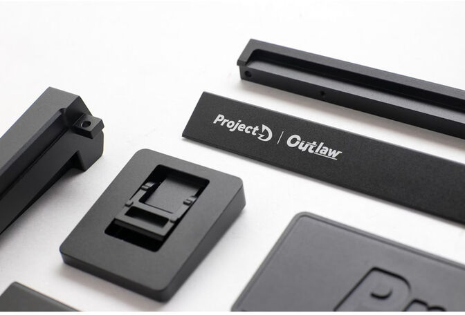 Kit Teclado DIY Ducky Outlaw 65 Preto (PT) image number 12