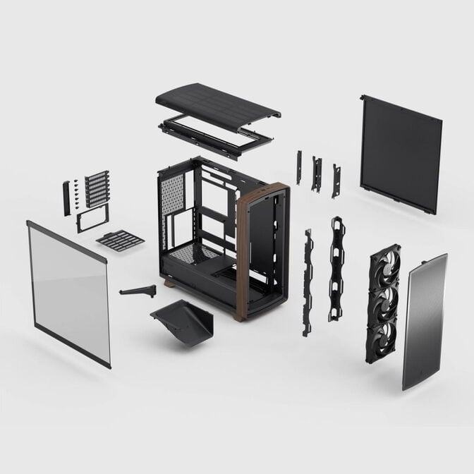 Caixa E-ATX Fractal Design Summit Black TG Light Tint image number 4