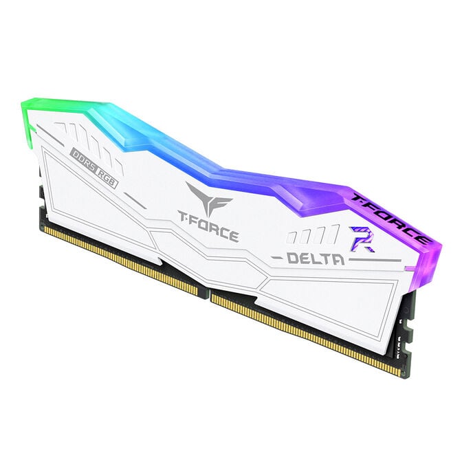 Team Group Kit 32GB (2 x 16GB) DDR5 6000MHz Delta RGB Branco CL38 image number 1
