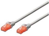 Cabo de Rede Ewent RJ45 U/UTP Cat.6 5 M Cinzento