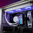 Water Cooler CPU Cooler Master MasterLiquid ATMOS II LCD ARGB 360mm Branco image number null