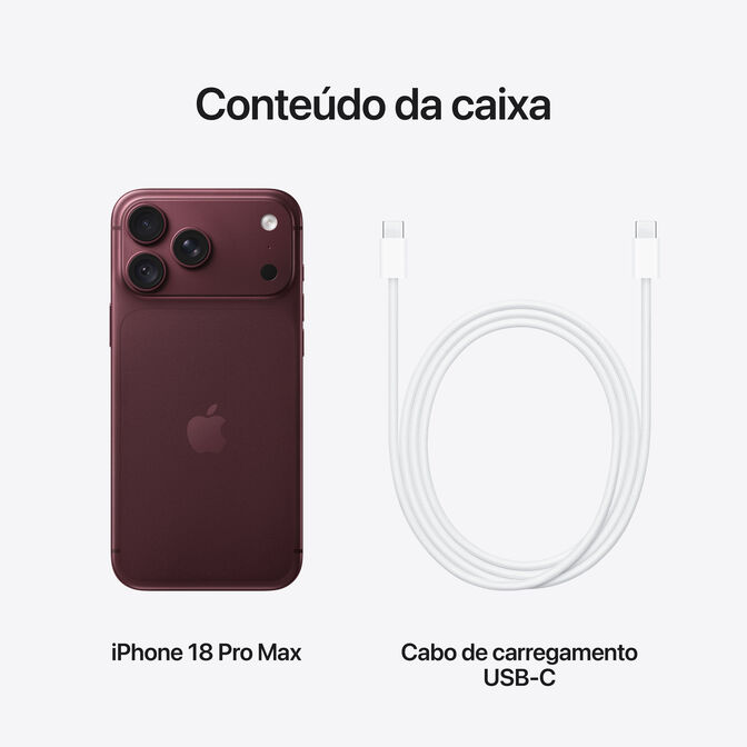 Smartphone iPhone 18 Pro Max 6.9" 256Gb Burgundy image number 15
