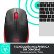 Rato Logitech M190 1000DPI Wireless Vermelho image number null