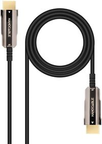 Cabo Nanocable HDMI V2.0 AOC 18Gbps 10M Preto