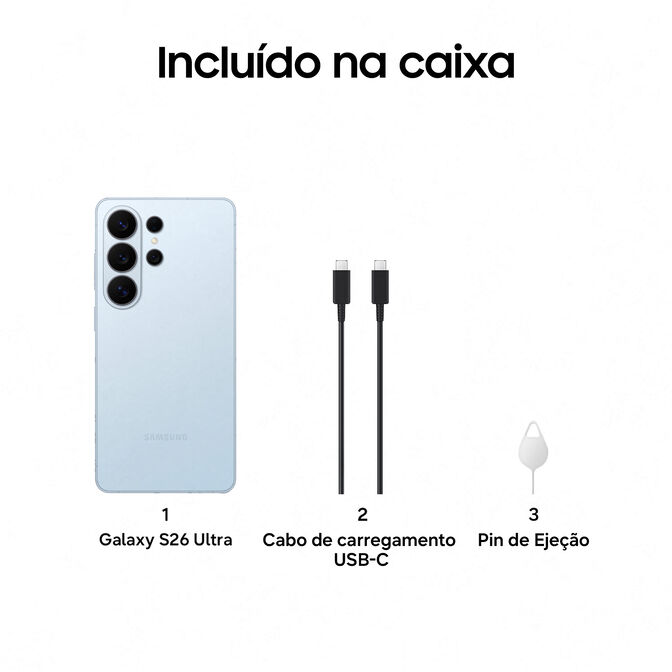 Smartphone Samsung Galaxy S26 Ultra 6.9" (12 / 512GB) 120Hz Azul Claro image number 6