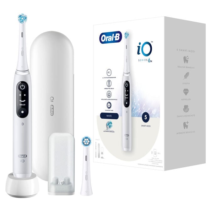 Escova de Dentes El&eacute;trica Oral-B iO Series 6 Branco image number 0
