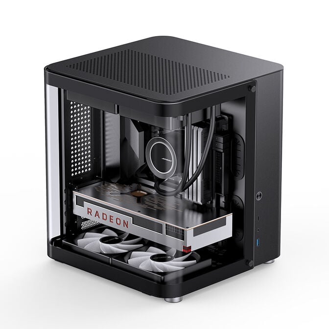 Caixa Micro-ATX Jonsbo TK-1 2.0 Vidro Temperado Preto image number 23