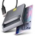 Leitor de cart&otilde;es AXAGON CRE-SM3TC USB-C Smart card FlatReader image number null