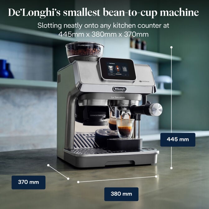 M&aacute;quina de Caf&eacute; Manual DeLonghi La Specialista Touch EC9455.M 1450W 15 Bar Metal image number 9