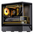 Caixa Micro-ATX Jonsbo D200 Vidro Temperado Preto image number null
