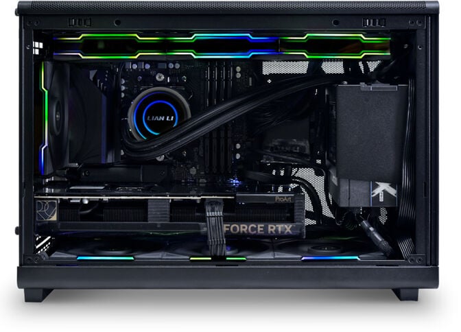 Caixa Micro-ATX Lian Li x Dan Cases A3 Preta Madeira image number 4