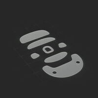 Skates para Endgame Gear OP1 100% PTFE Milky White (Single Set)