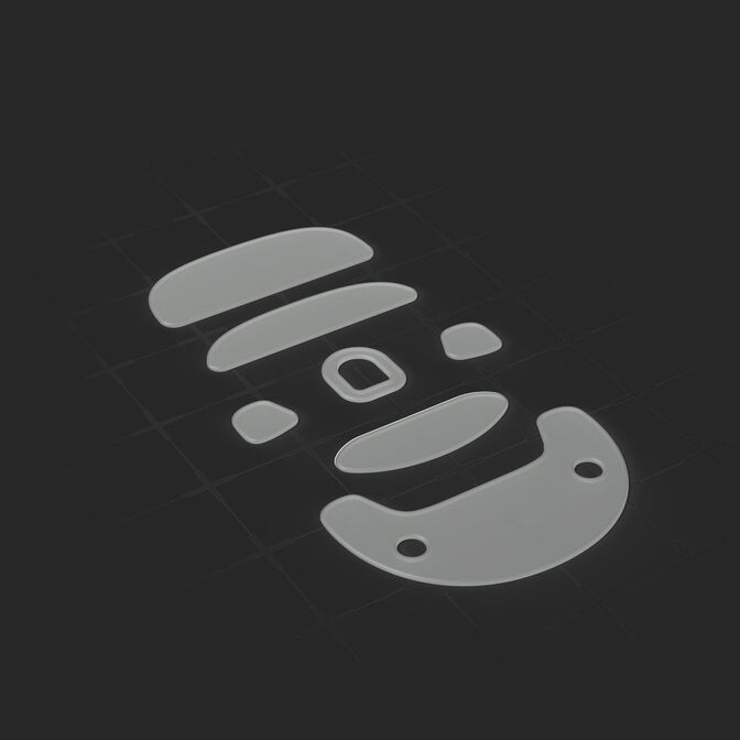 Skates para Endgame Gear OP1 100% PTFE Milky White (Single Set) image number 0