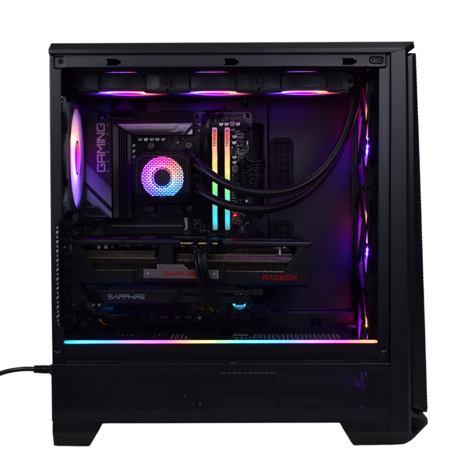 Computador King Mod Gamer-PC Phanteks Ryzen 7 9800X3D 32GB DDR5 2TB RX 9070 XT WiFi W11 image number 1