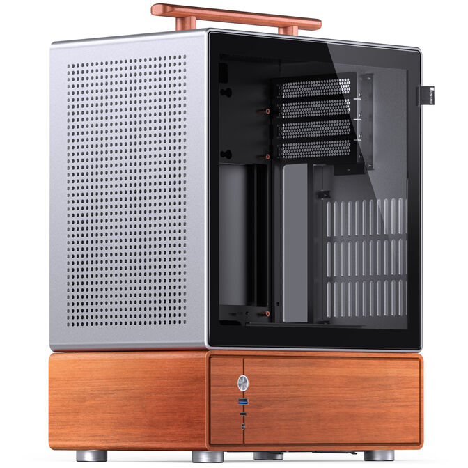Caixa Micro-ATX Jonsbo T7 Cinzento