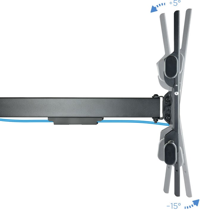 Suporte de Parede Tooq Tilt 43" a 80" Max. 50kg Preto image number 5