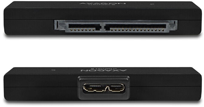 Adaptador AXAGON ADSA-1S6 SLIMPort6, USB 3.0, 2,5" SSD/HDD, SATA 6G - Caixa Inclu&iacute;da image number 3