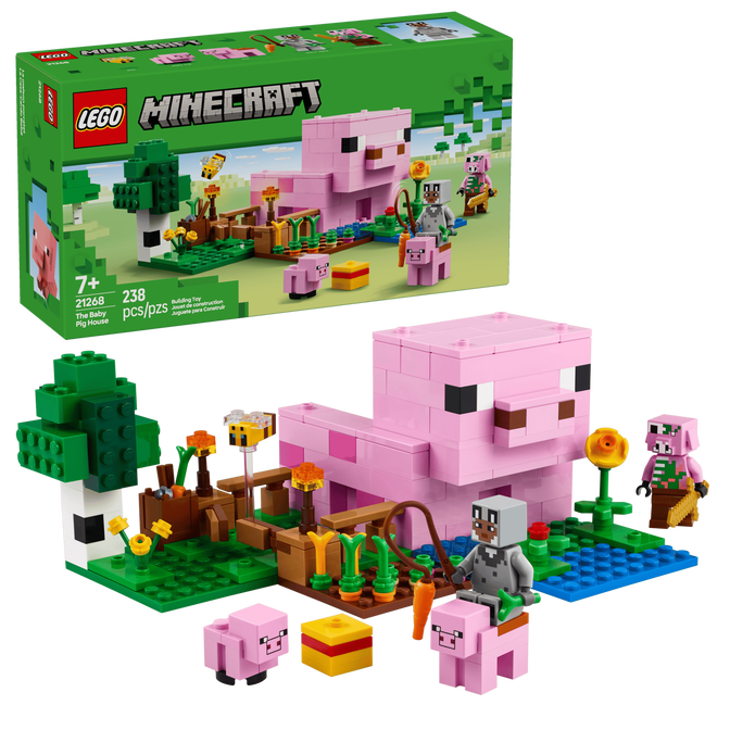 LEGO Minecraft: A Casa do Porco Beb&eacute;, 238 Pe&ccedil;as (21268) image number 0