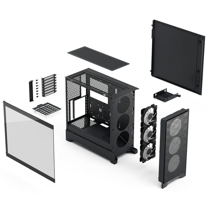 Caixa ATX Fractal Design Pop 2 Air Black TG RGB image number 4