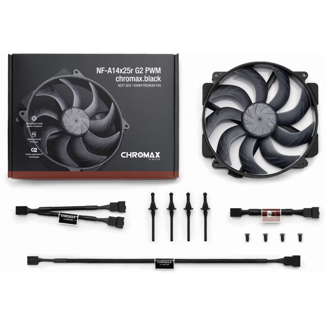 Ventoinha Noctua NF-A14r G2 PWM Chromax LCP 140mm image number 7
