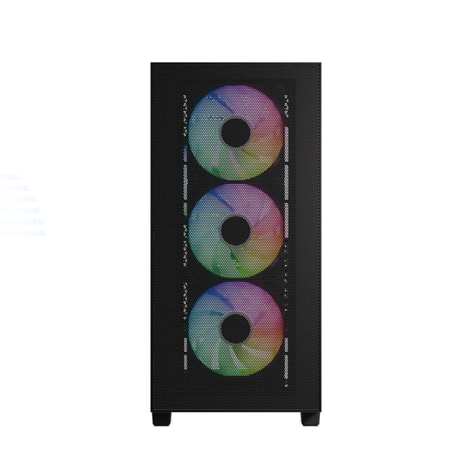 Caixa Micro-ATX Aerocool B310A Flow ARGB Vidro Temperado Preto image number 2
