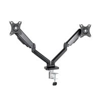 Suporte de Mesa c/mola Tooq Duplo 17" a 32" Preto M&aacute;x. 9Kg p/Bra&ccedil;o