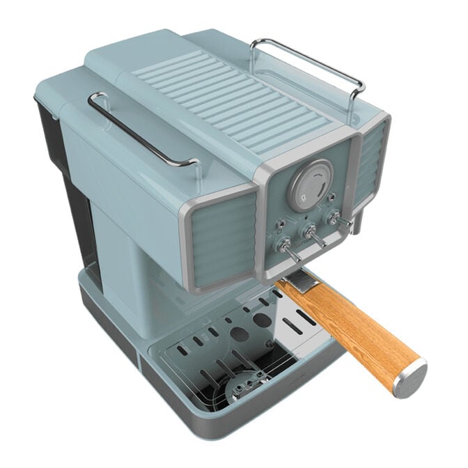 M&aacute;quina de Caf&eacute; Expresso Cecotec Vintage 20 Tradizionale Azul Claro image number 2