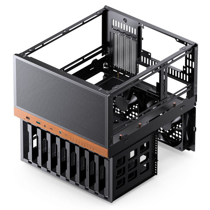 Caixa Micro-ATX Jonsbo N6 Preto image number 9