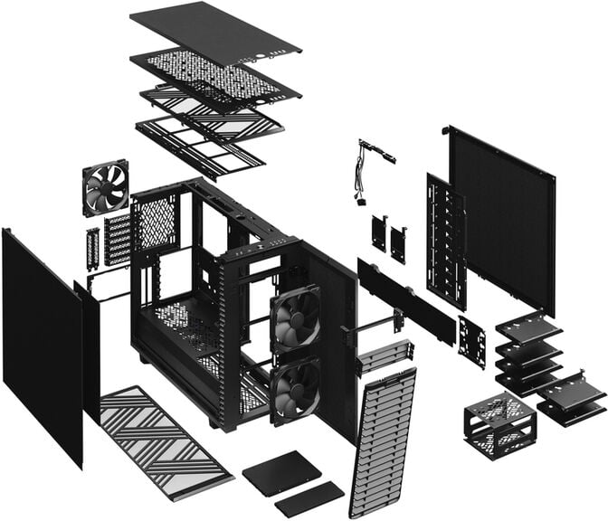 Caixa E-ATX Fractal Design Define 7 Black image number 22
