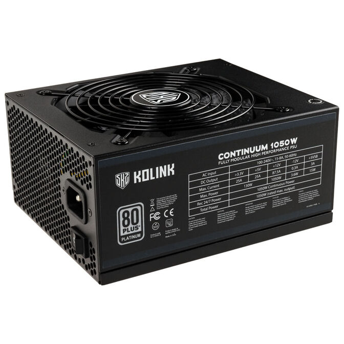 Fonte Modular Kolink Continuum 1050W 80+ Platinum image number 0
