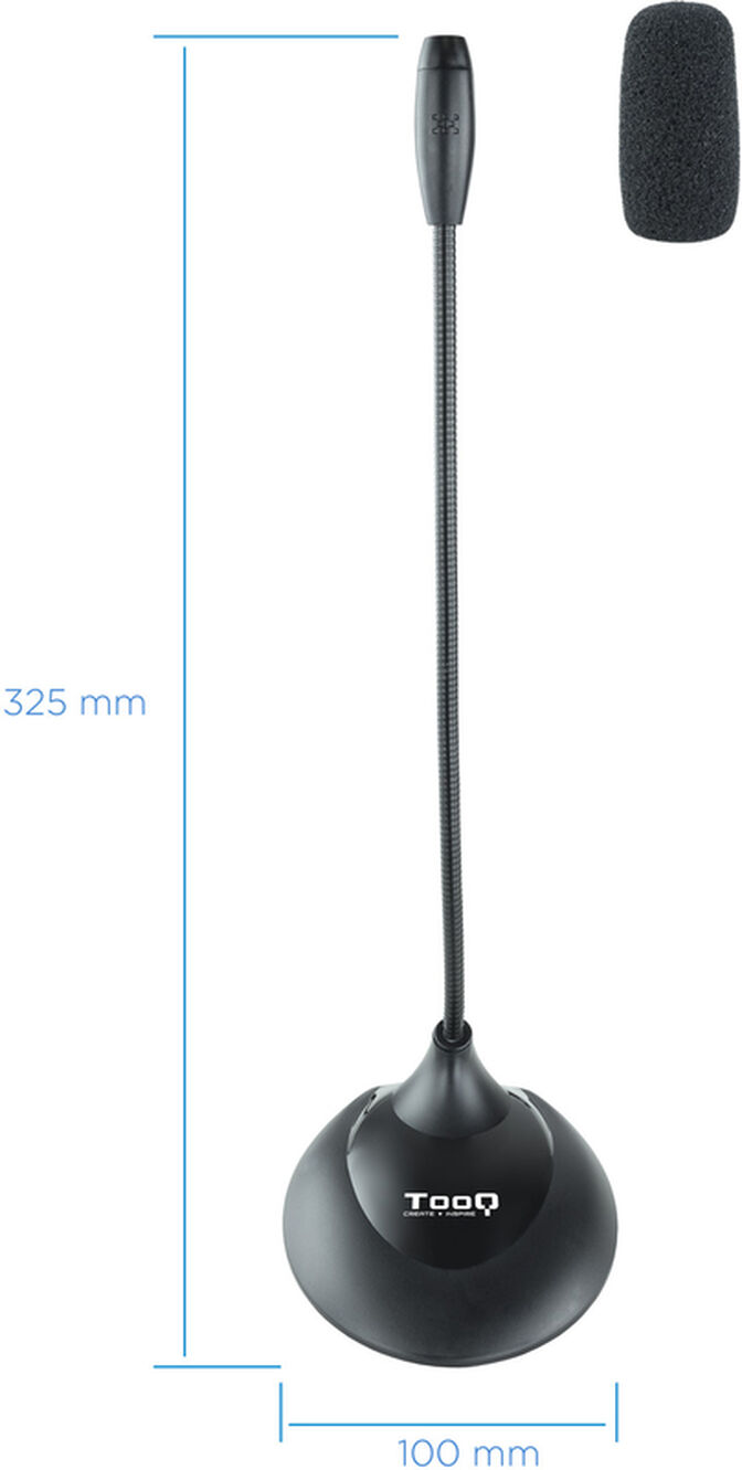 Microfone multim&eacute;dia flex&iacute;vel Conex&atilde;o jack 3,5mm 2M Preto image number 2