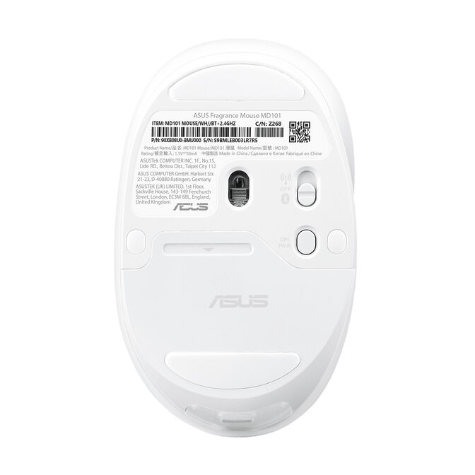 Rato Asus MD101 Fragrance Branco Wireless image number 4