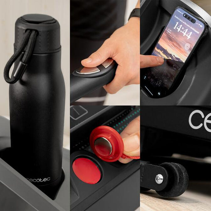 Passadeira de Corrida El&eacute;ctrica Cecotec DrumFit WayHome 1400 Sprint Dobr&aacute;vel 900W 14km/h image number 2