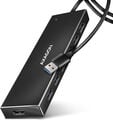 HUB USB AXAGON HUE-F7A 7x USB 3.2 Gen 1 ALU FLAT, micro USB power IN image number null