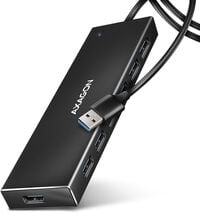 HUB USB AXAGON HUE-F7A 7x USB 3.2 Gen 1 ALU FLAT, micro USB power IN
