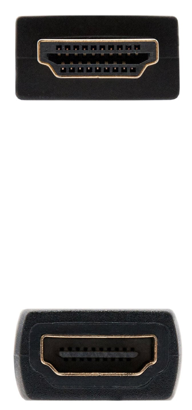 Cabo Extens&atilde;o Nanocable HDMI 2.0 A/M-A/F 3 M Preto image number 2