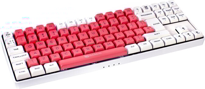Teclado Mec&acirc;nico GAMIAC TKL RGB90G Kailh Red Branco/Rosa (PT) image number 1