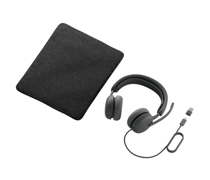 Headset Logitech Zone Wired 2 UC USB-C ANC Grafite image number 1