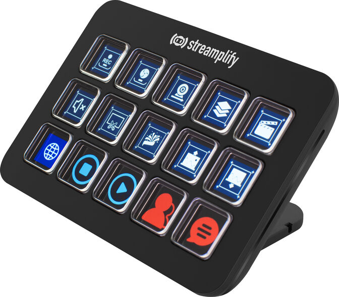 Streaming Deck Streamplify LCD 15 KEYS W/HUB - Preto image number 6