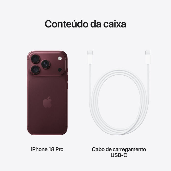 Smartphone iPhone 18 Pro 6.3" 1Tb Burgundy image number 16