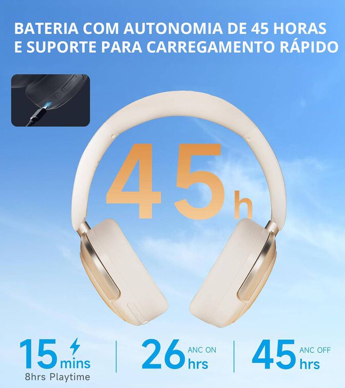 Headphones Edifier Atom Max ANC Bluetooth Ivory image number 3