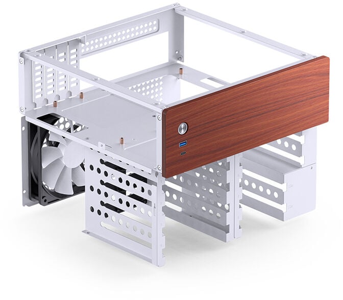 Caixa Mini-ITX Jonsbo N4 Branco image number 5