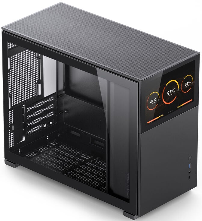 Caixa Micro-ATX Jonsbo D31 STD com Visor Vidro Temperado Preto image number 2